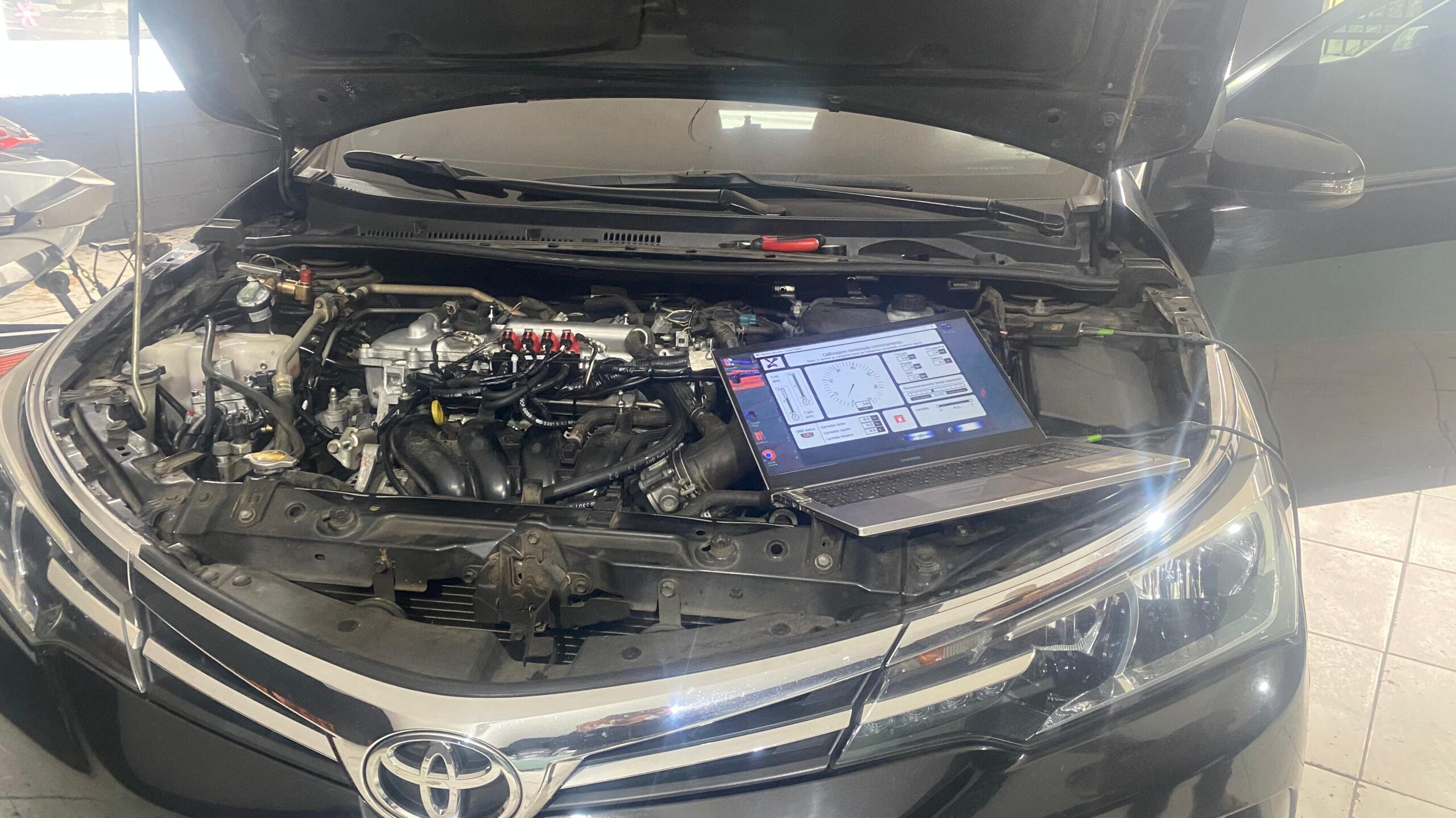 Kit GNV KGM 5ª Geração no Corolla